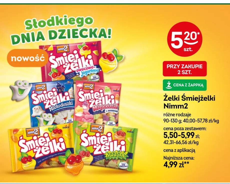 Żelki Śmiejżelki Nimm2 kwaśne