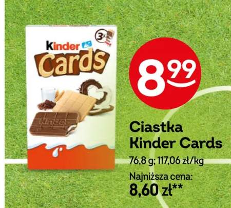 Ciastka Kinder Cards