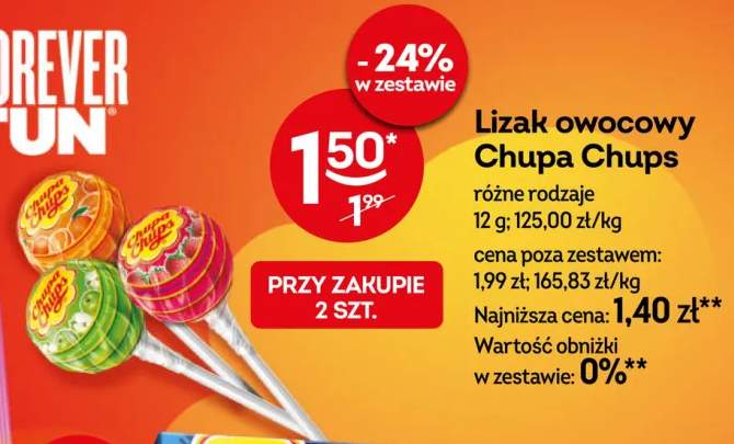 Lizak owocowy Chupa Chups