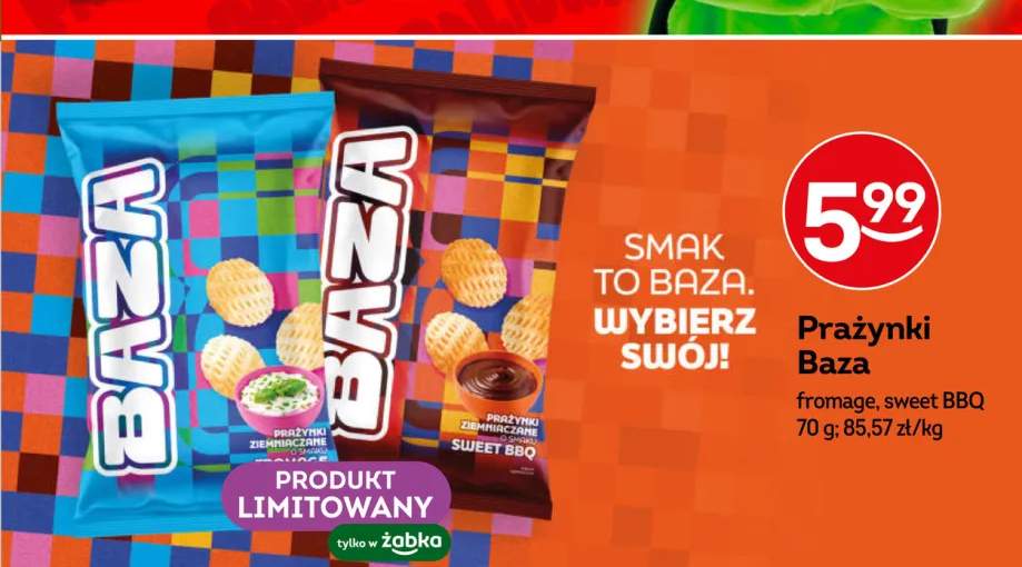 Prażynki ziemniaczane Baza fromage
