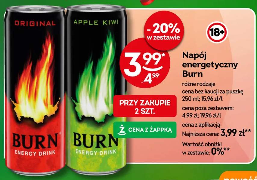 Napój energetyczny Burn Original