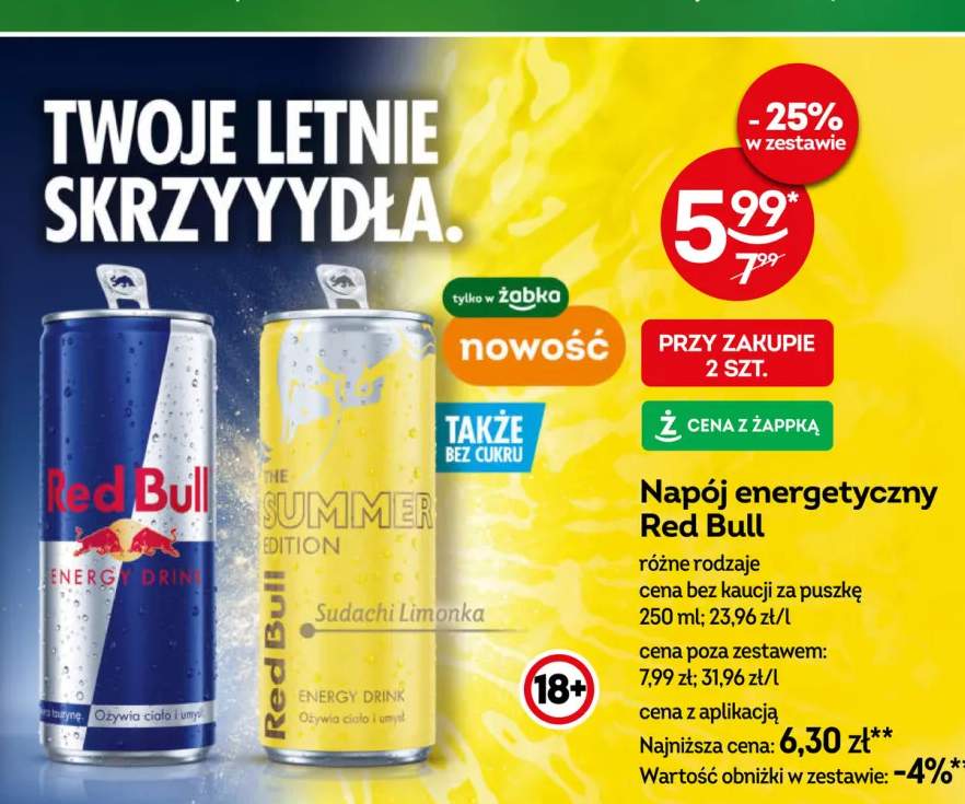 Napój energetyczny Red Bull Energy Drink