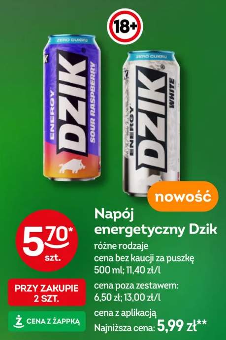 Napój energetyczny Dzik