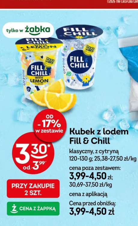 Kubek z lodem Fill & Chill klasyczny