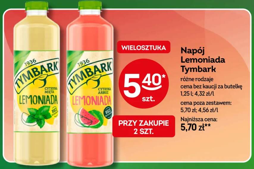 Napój Lemoniada Tymbark