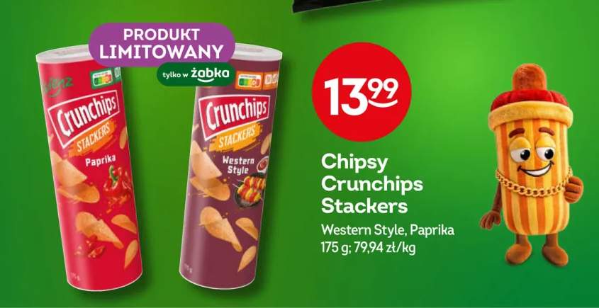 Chipsy Crunchips Stackers Western Style