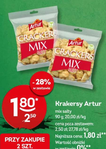 Krakersy Artur mix salty