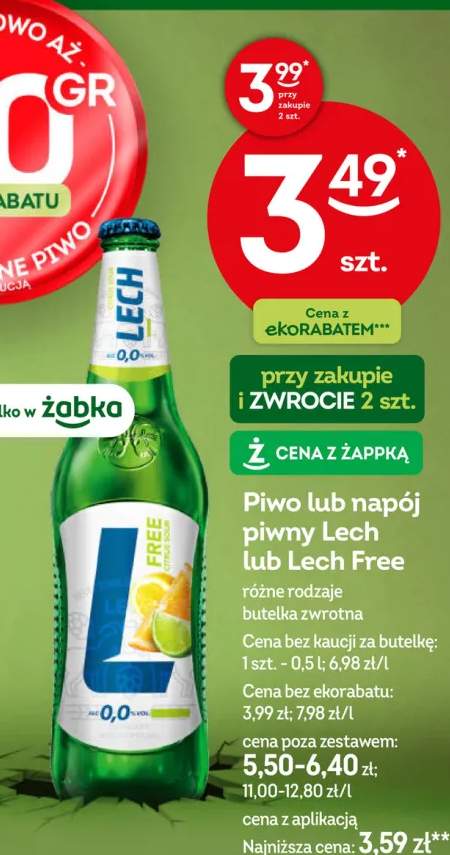 Piwo Lech lub Lech Free