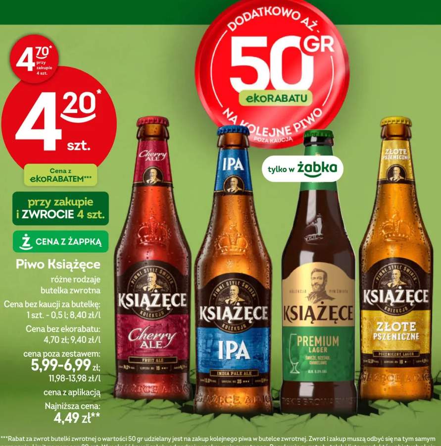 Piwo Książęce Premium Lager
