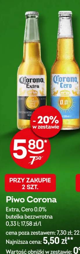 Piwo bezalkoholowe Corona Cero 0.0%