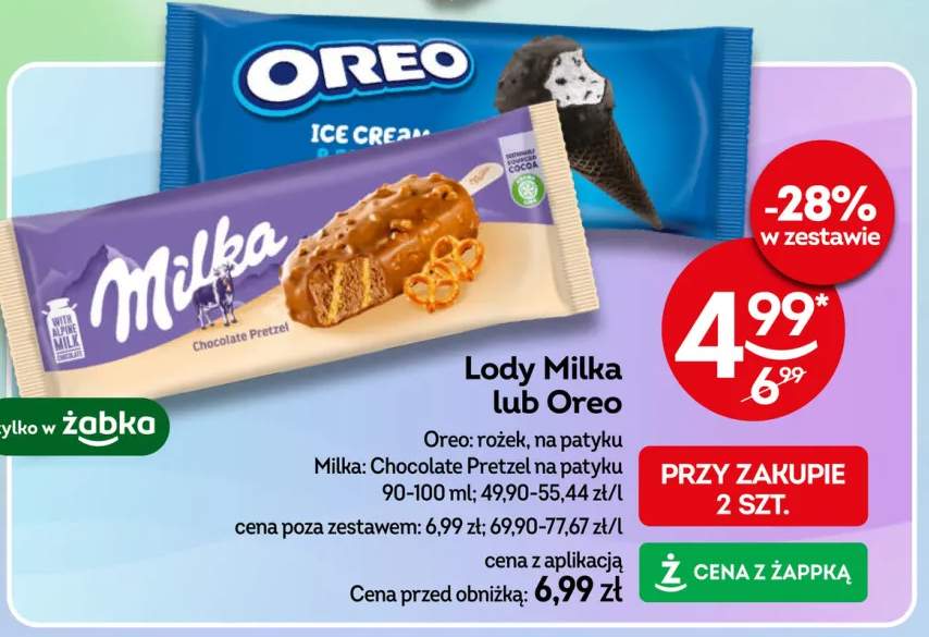 Lody Milka Chocolate Pretzel na patyku