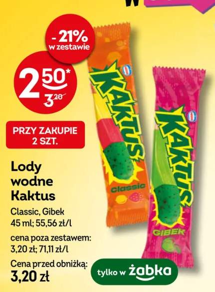 Lody wodne Kaktus Gibek