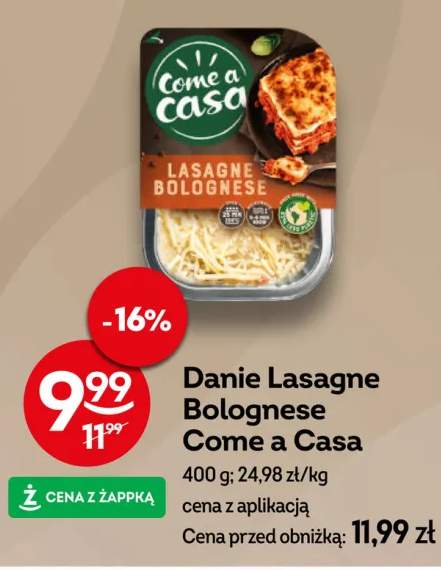Danie Lasagne Bolognese Come a Casa