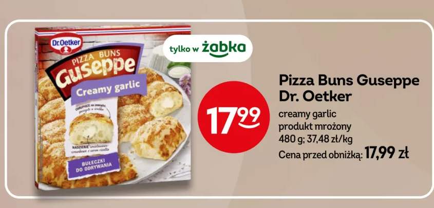 Pizza Buns Guseppe creamy garlic Dr. Oetker