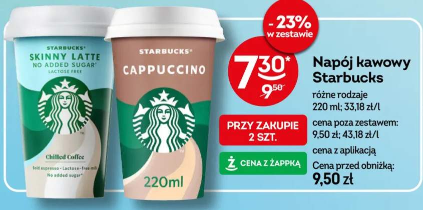 Napój kawowy Starbucks Cappuccino