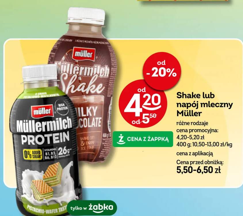 Napój mleczny Müller