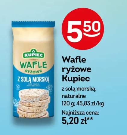 Wafle ryżowe Kupiec z solą morską