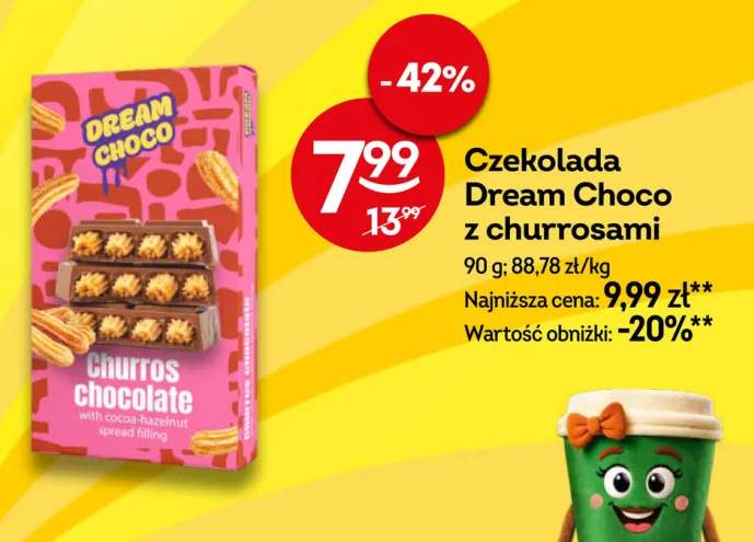 Czekolada Dream Choco z churrosami