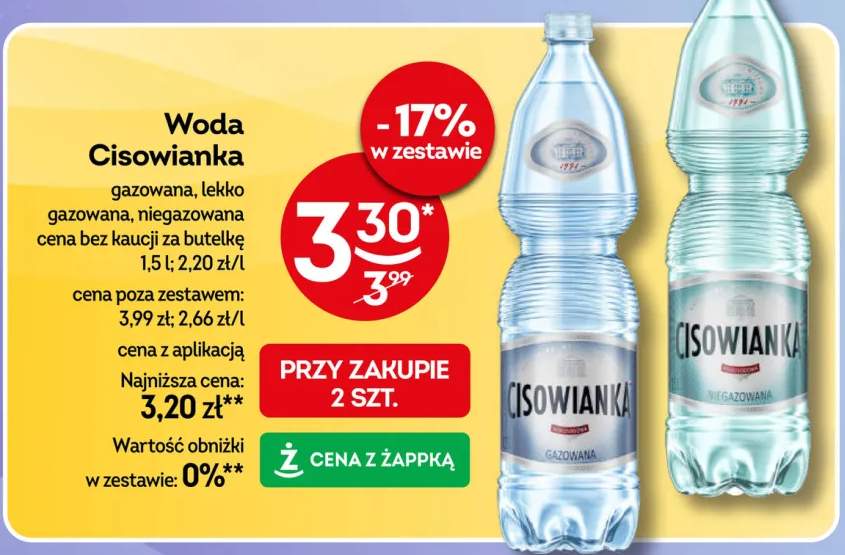 Woda Cisowianka