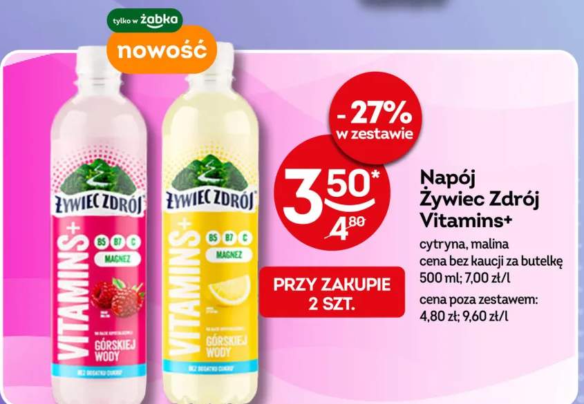 Napój Żywiec Zdrój Vitamins+