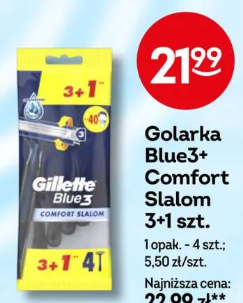 Golarka Gillette Blue3+ Comfort Slalom