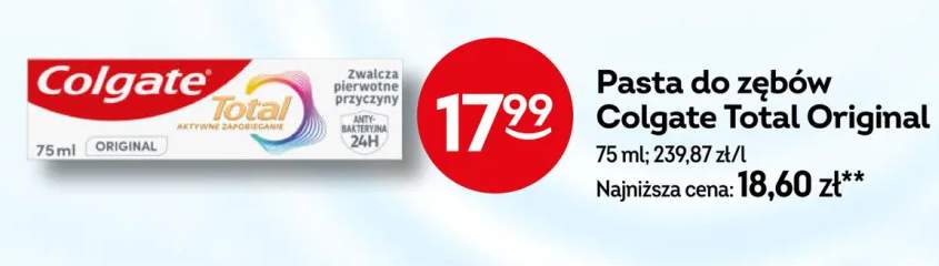 Pasta do zębów Colgate Total Original