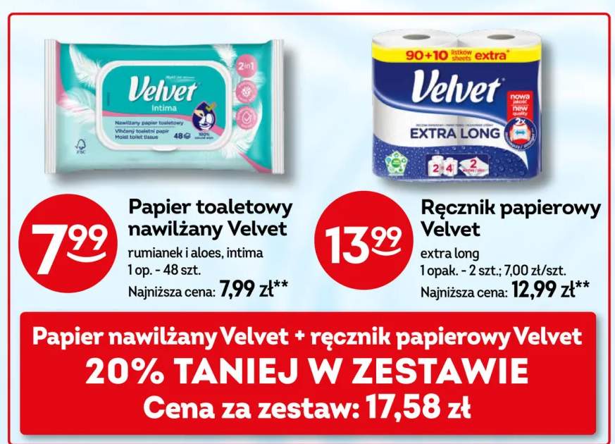 Ręcznik papierowy Velvet extra long