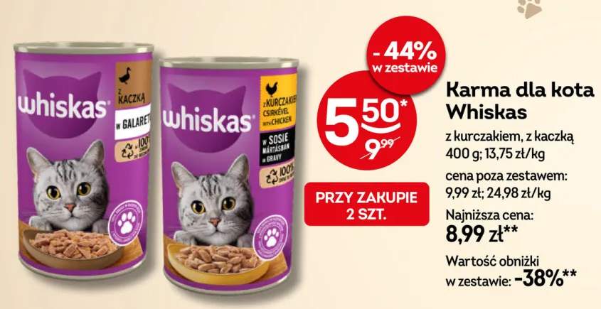 Karma dla kota Whiskas z kurczakiem