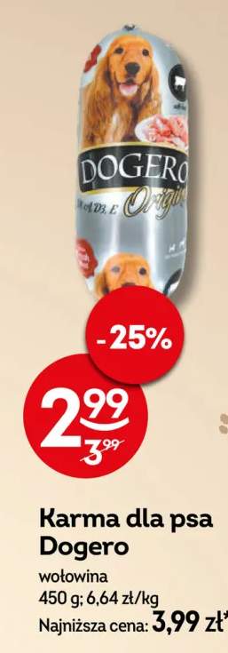 Karma dla psa Dogero wołowina