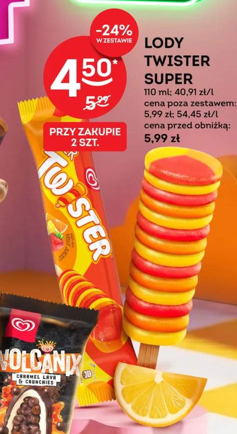 Lody TWISTER SUPER
