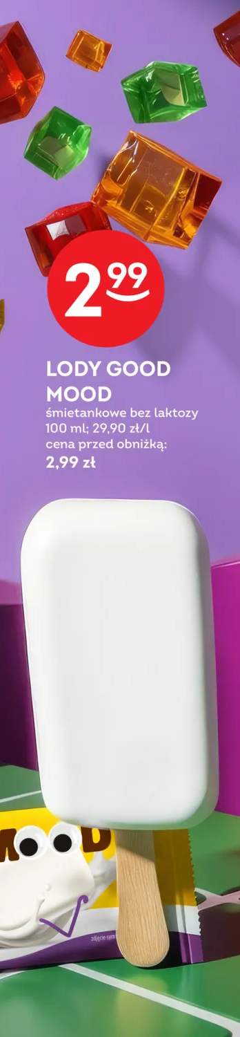 Lody GOOD MOOD śmietankowe bez laktozy