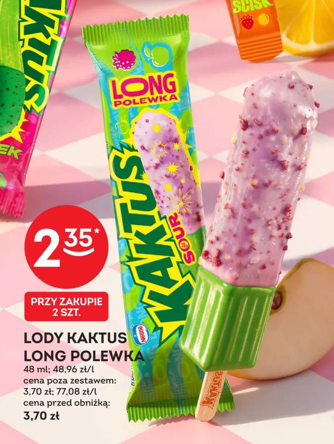Lody Kaktus Long Polewka
