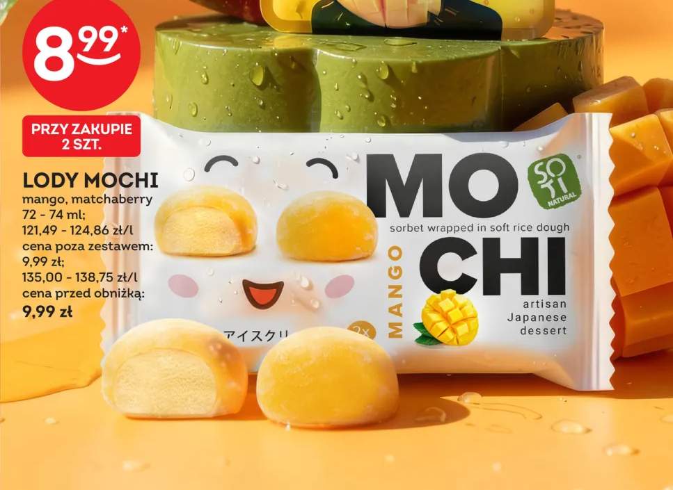 Lody Mochi Soti Natural mango