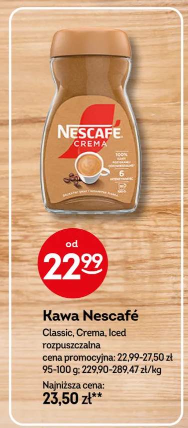 Kawa rozpuszczalna Nescafé Crema