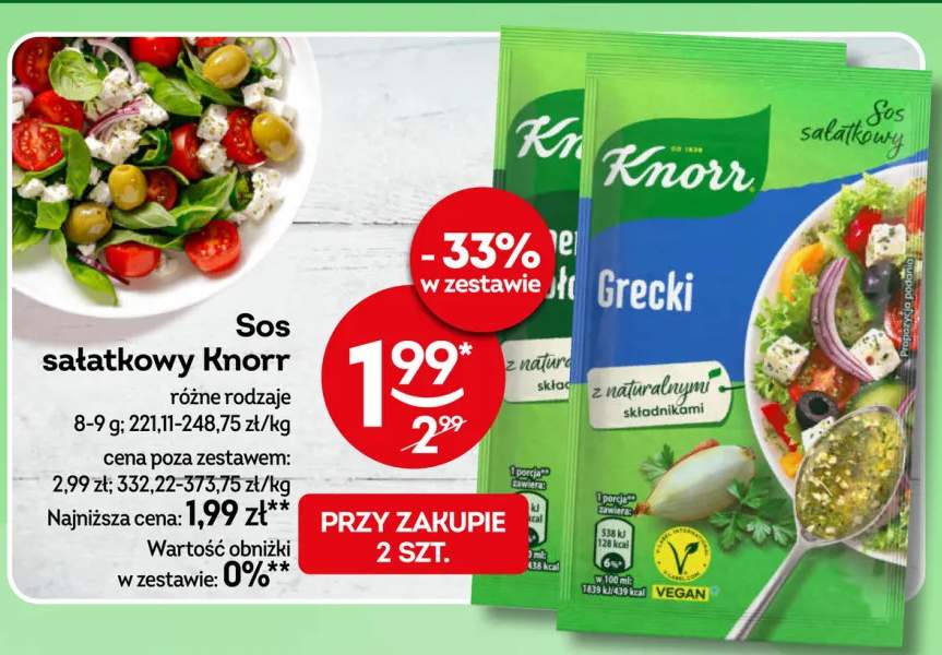 Sos sałatkowy Knorr Grecki