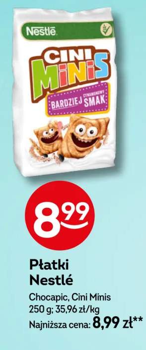 Płatki śniadaniowe Nestlé Cini Minis