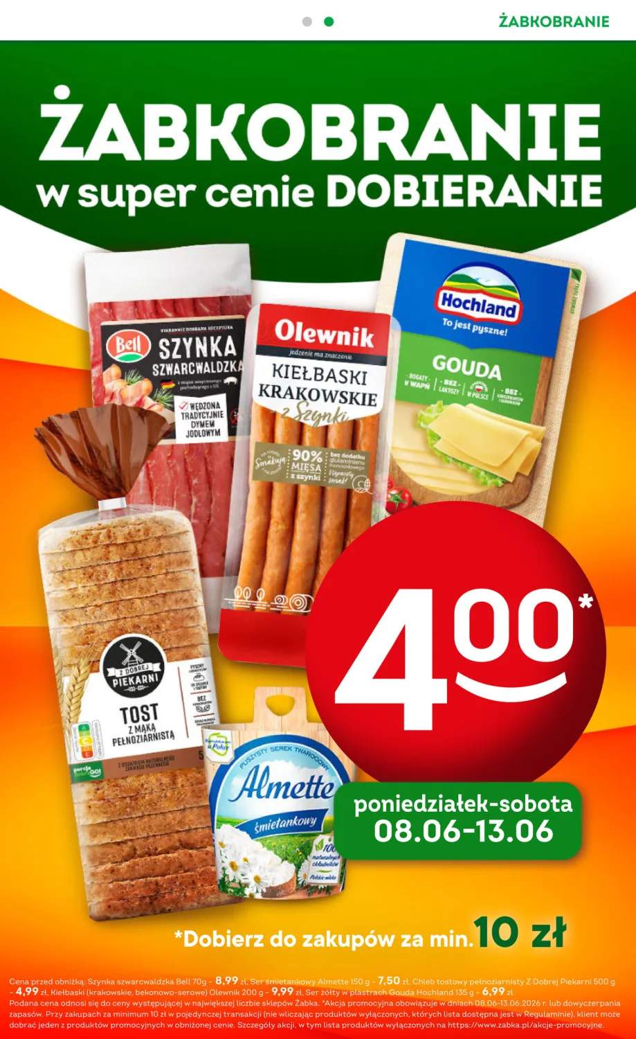 Kiełbaski krakowskie z szynki Olewnik
