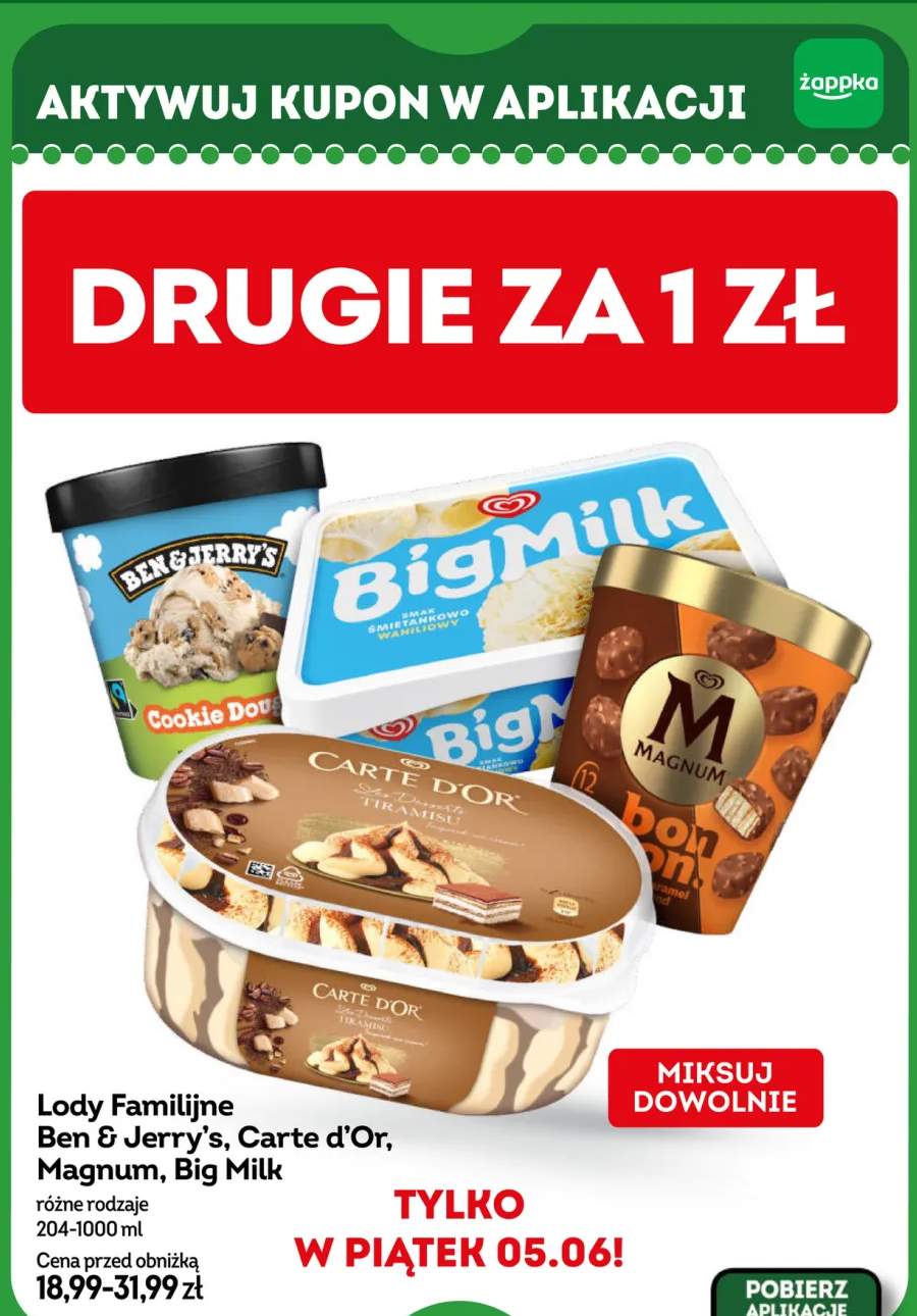 Lody Magnum Bon Bon Caramel Almond