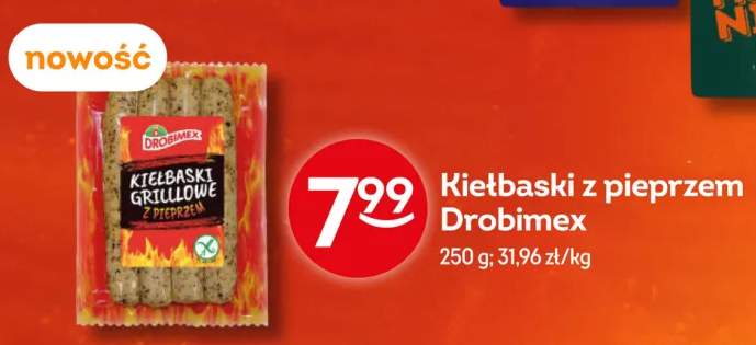 Kiełbaski grillowe z pieprzem Drobimex