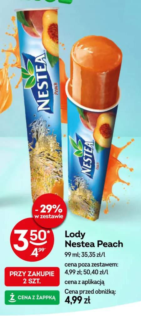 Lody Nestea Peach