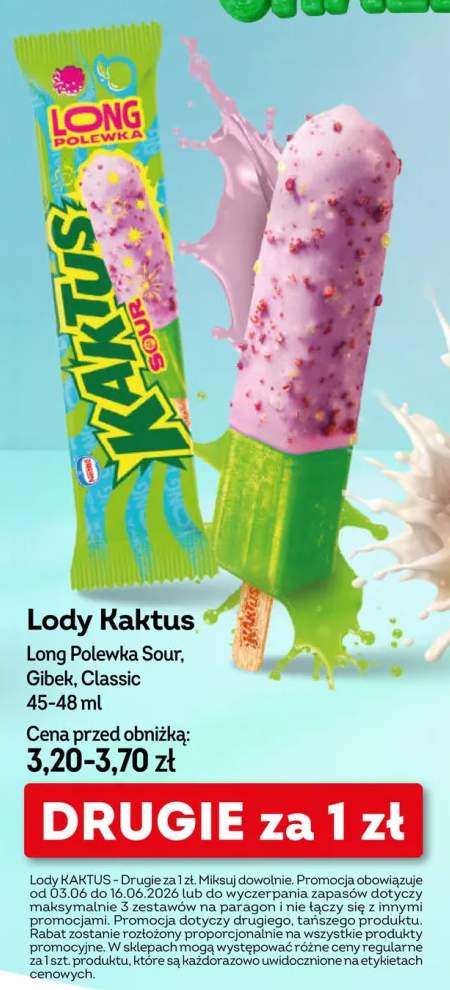 Lody Kaktus Long Polewka Sour