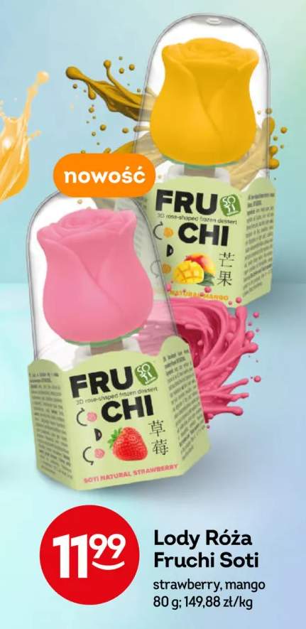 Lody Róża Fruchi Soti strawberry