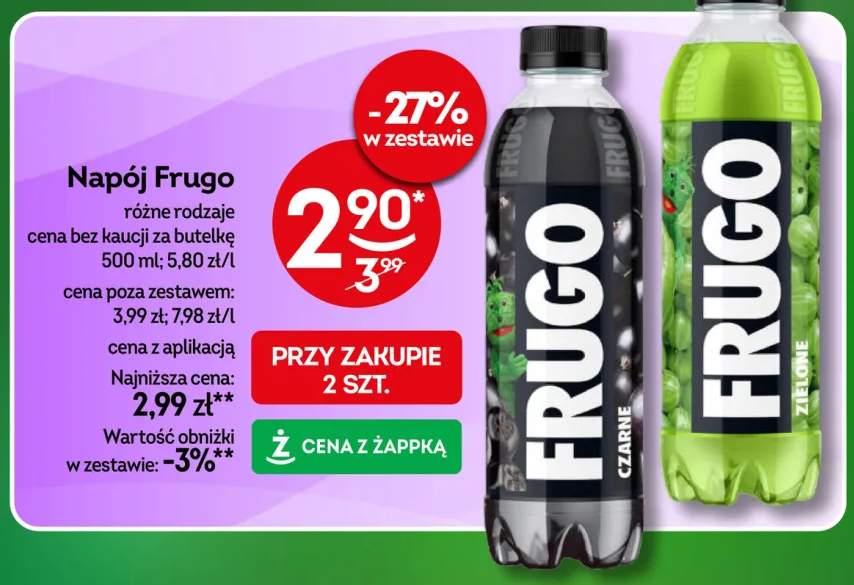 Napój Frugo Czarne