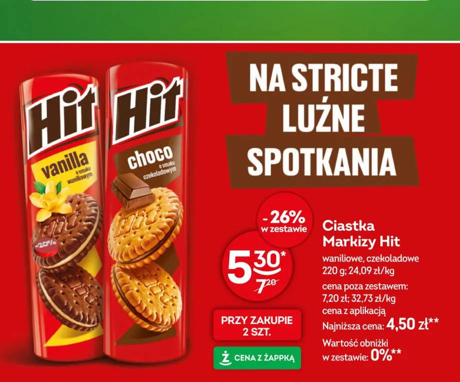 Ciastka Markizy Hit waniliowe