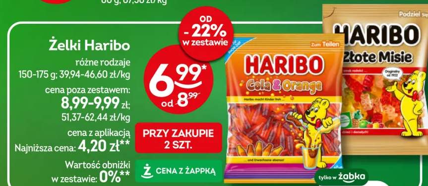 Żelki Cola & Orange Haribo