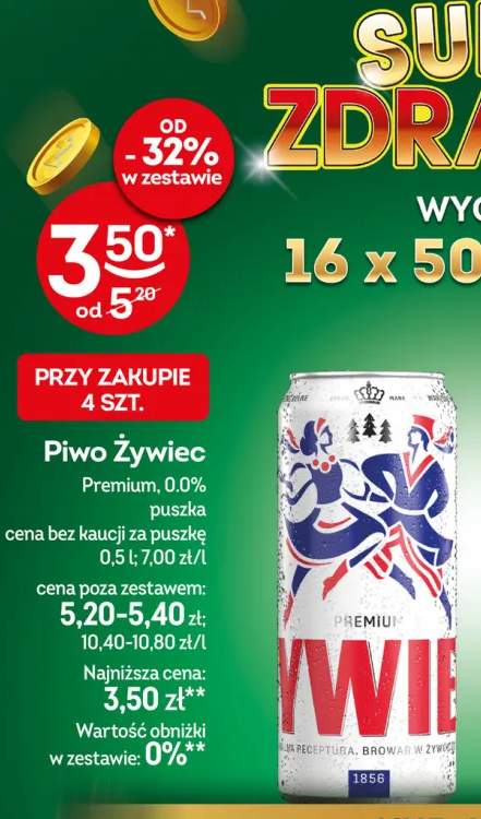 Piwo Żywiec Premium