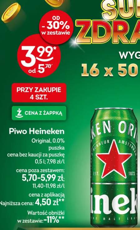 Piwo Heineken Original
