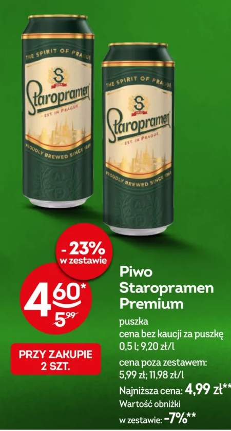 Piwo Staropramen Premium