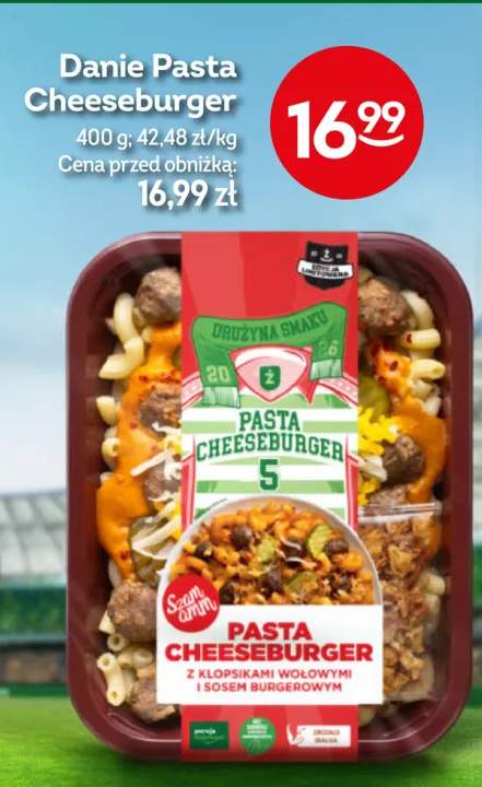 Danie Pasta Cheeseburger Szam amm