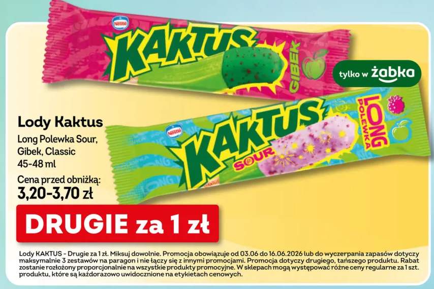 Lody Kaktus Gibek